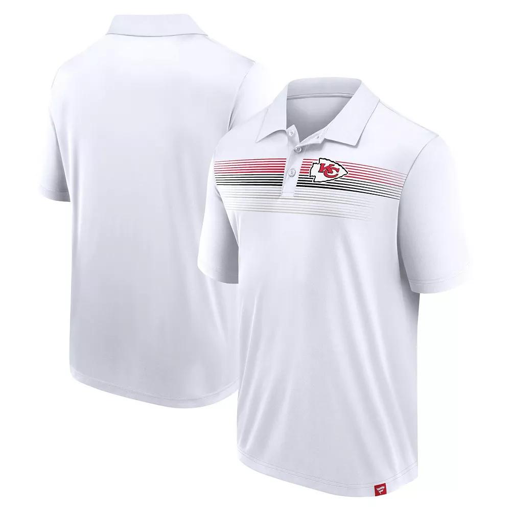 Men's Fanatics White Baltimore Ravens Victory For Us Interlock Polo,  Product Image