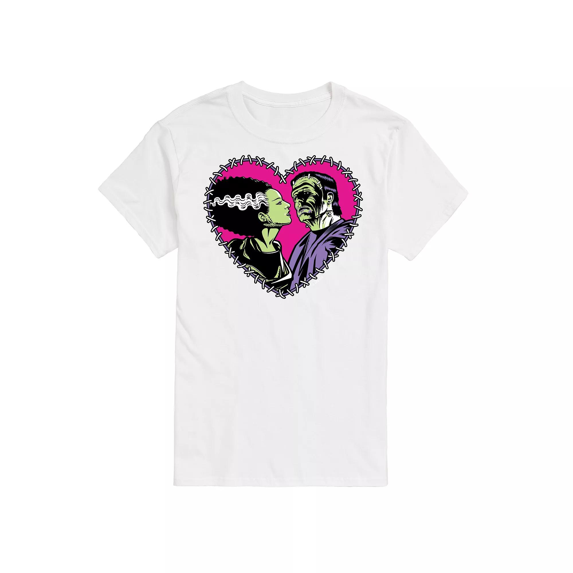Big & Tall Universal Monsters Heart Graphic Tee, Men's,  Product Image