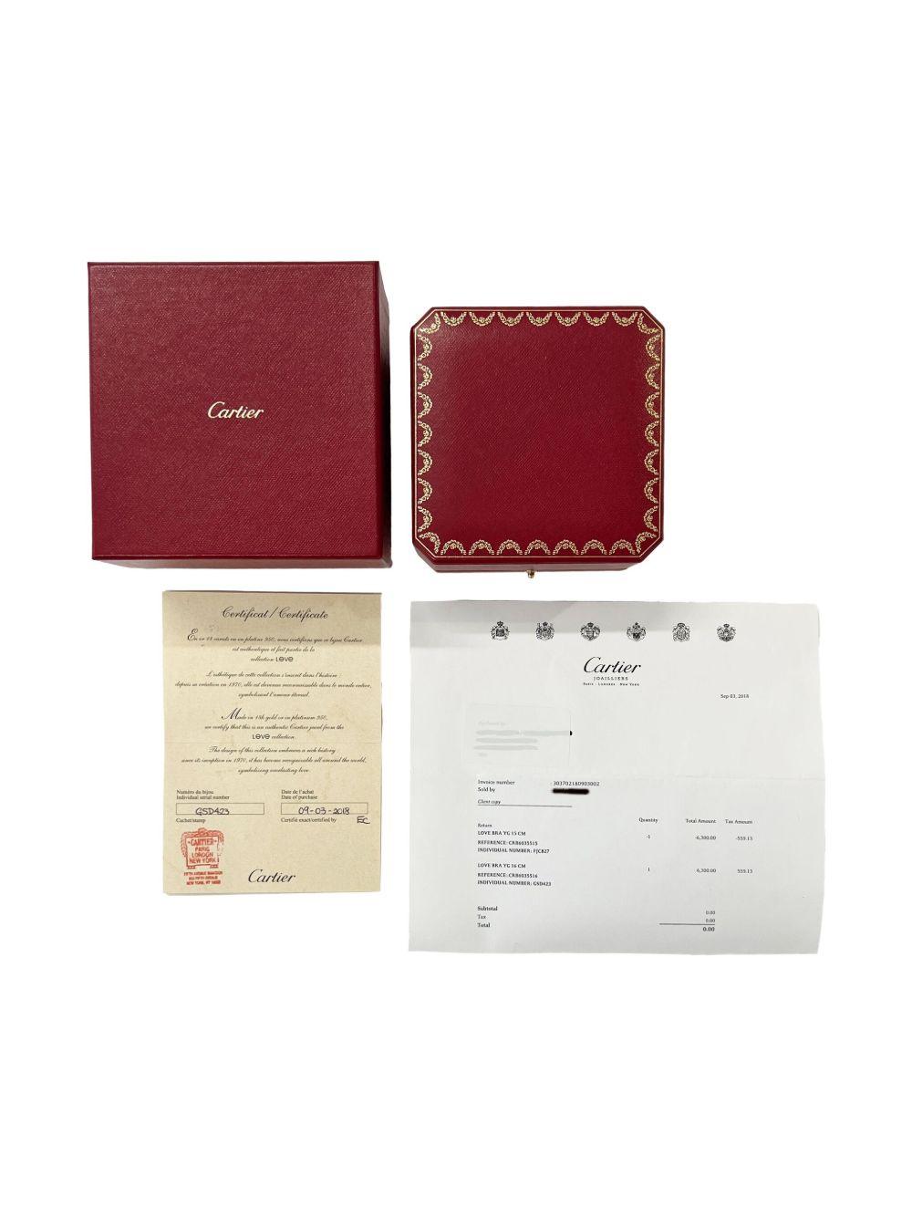 18K yellow gold Love bracelet Product Image