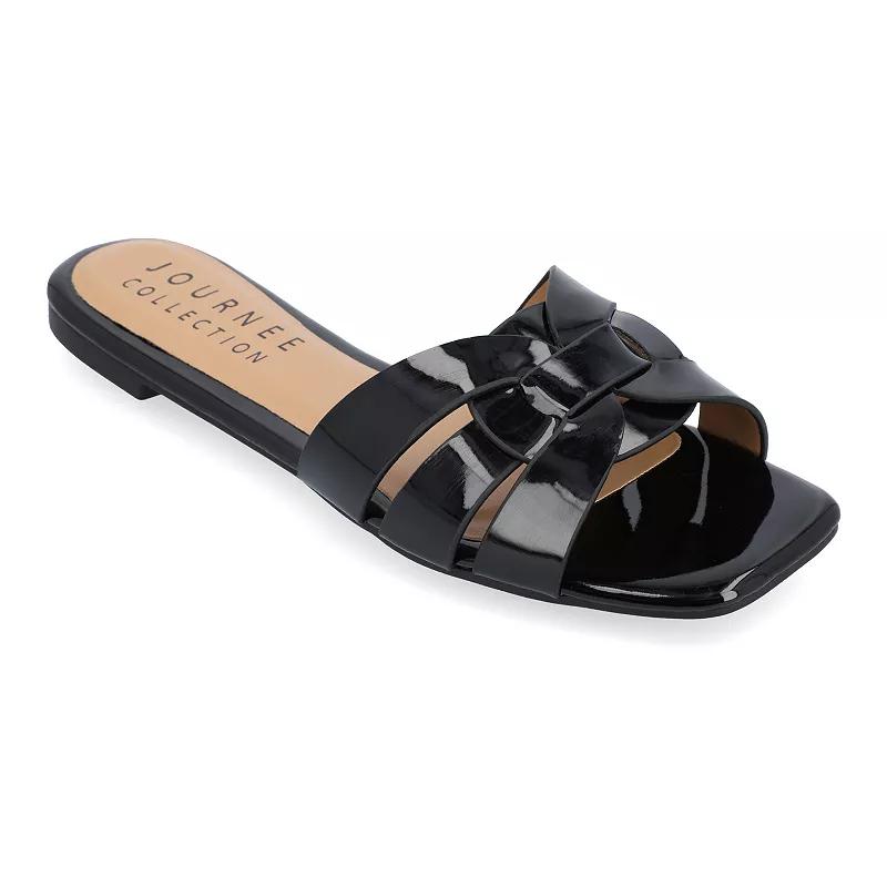 Journee Arrina Women's Square Toe Sandals,  Product Image