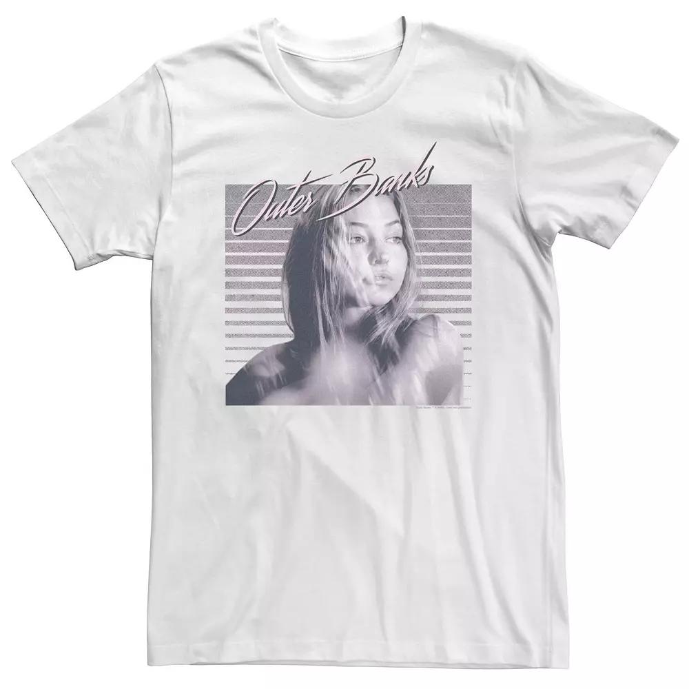 Big & Tall Netflix Outer Banks Sarah Greyscale Portrait Tee, Men's,  Product Image