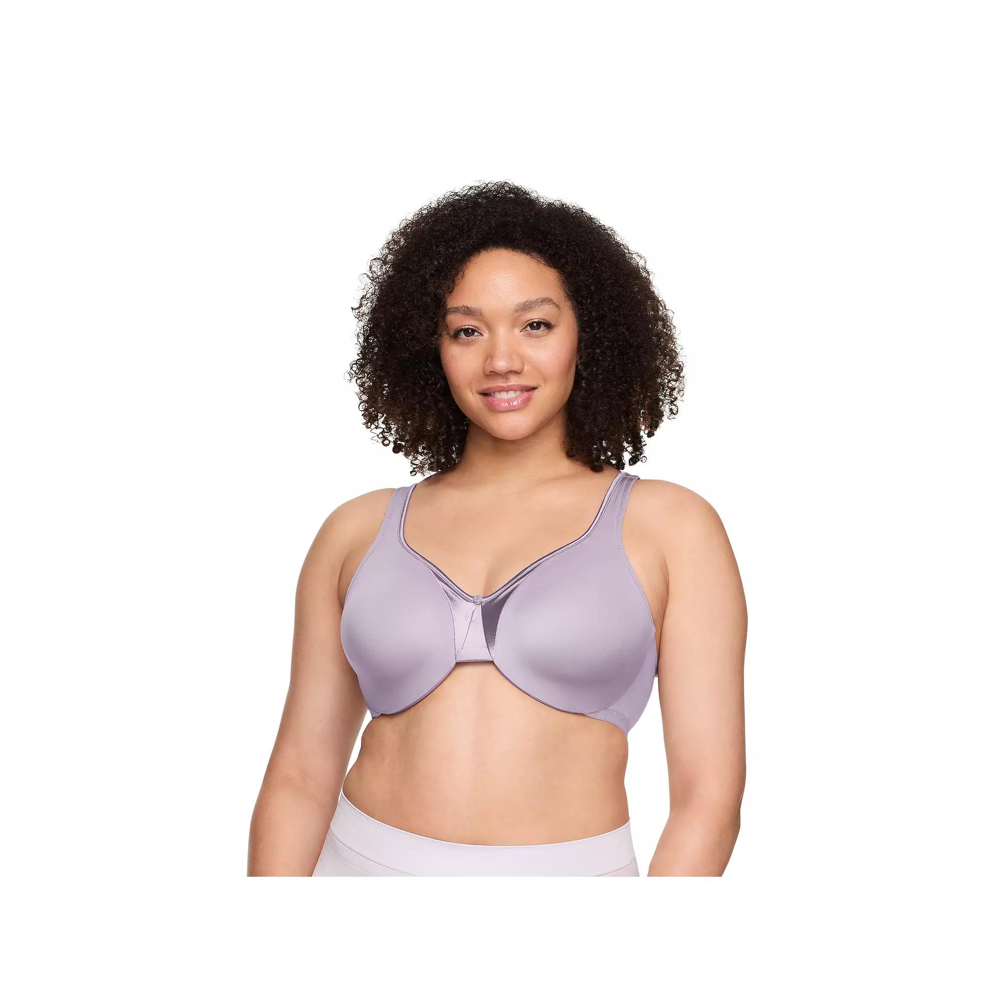 Warners Signature Support Cushioned Underwire Unlined Full-Coverage Bra 35002A, Women's, Size: 42 D, Orchid Hush Product Image
