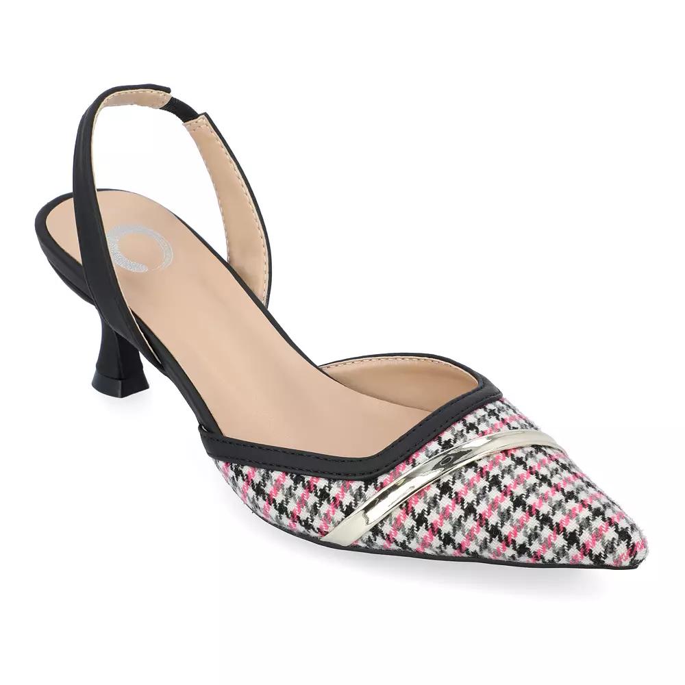 Journee Nellia Women's Slingback Pumps,  Product Image