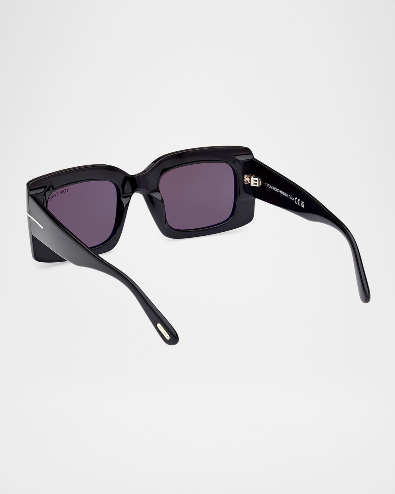 Brigitta Rectangle Acetate Sunglasses Product Image