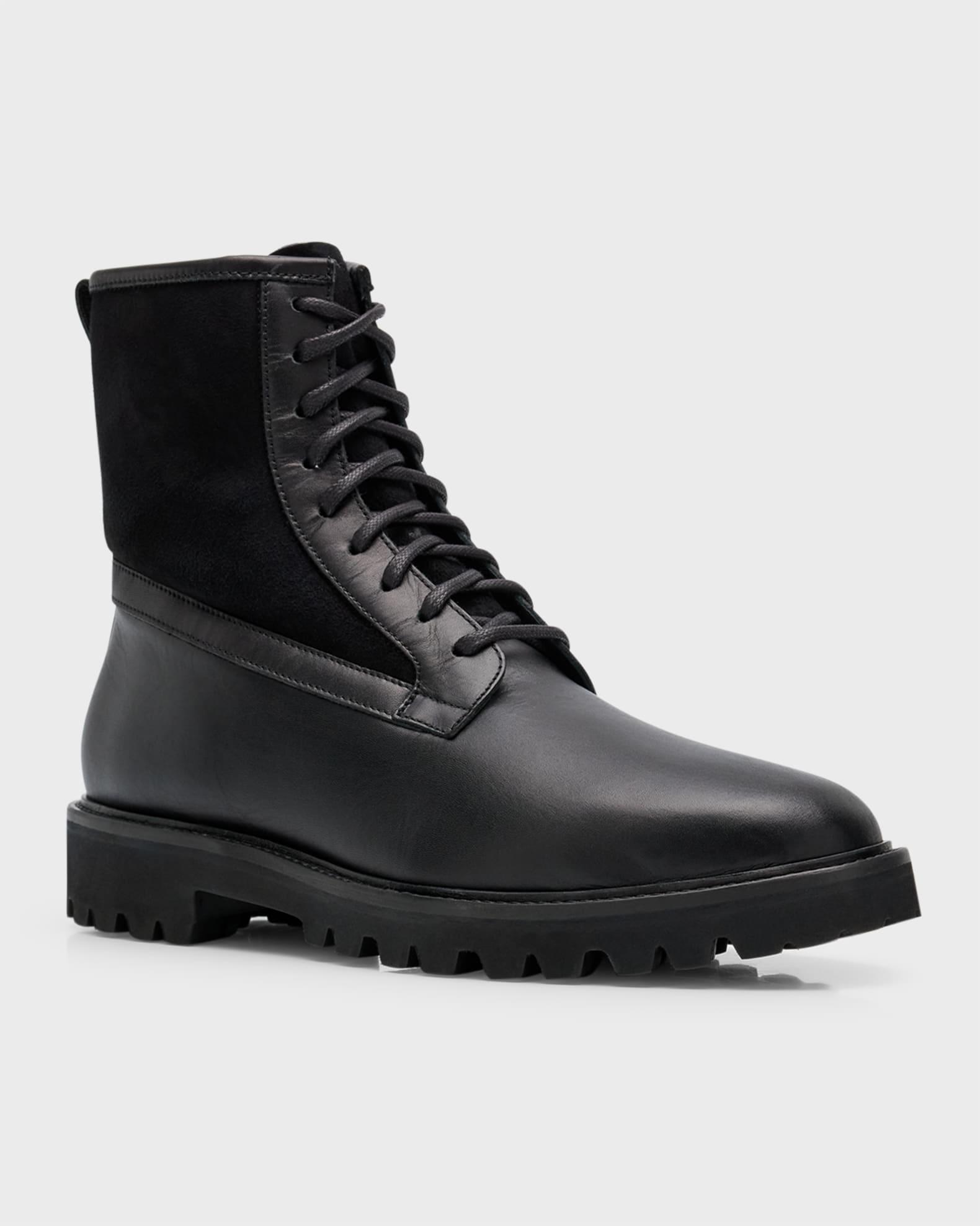 Men's Gitano Weatherproof Leather and Suede Lace-Up Boots Product Image