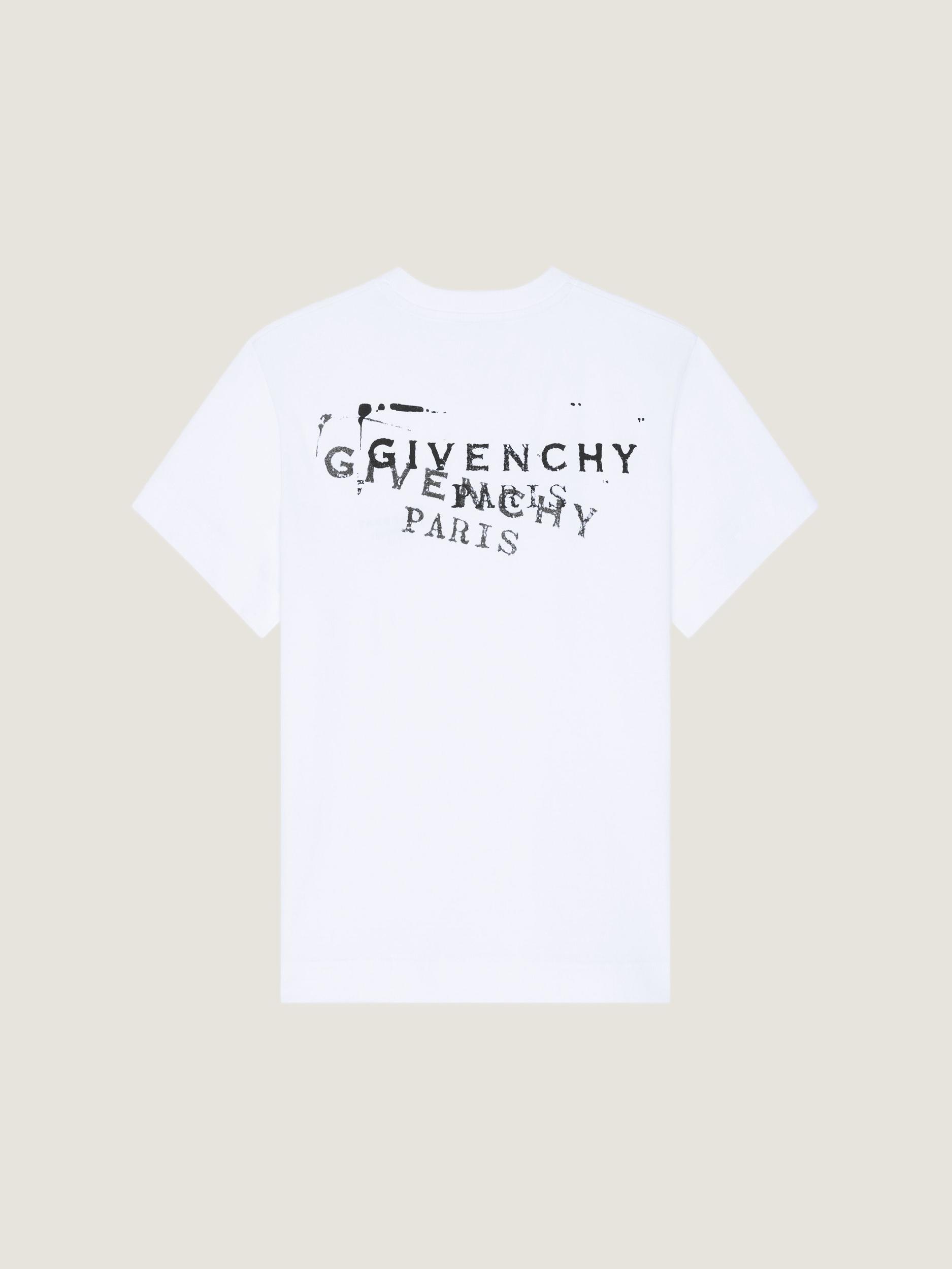 T-shirt in cotton with Givenchy Stamp print Product Image