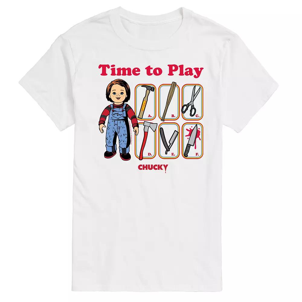 Men's Chucky Time To Play Graphic Tee,  Product Image