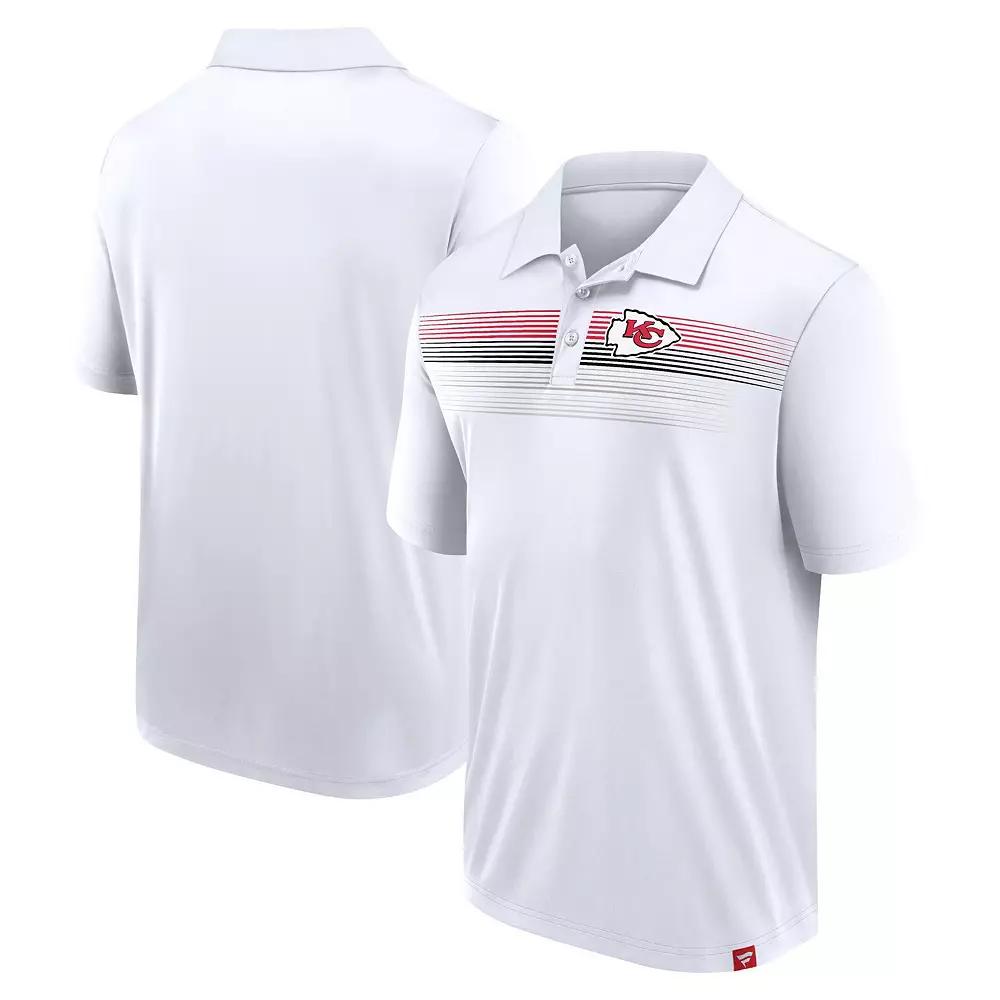 Men's Fanatics White Baltimore Ravens Victory For Us Interlock Polo,  Product Image