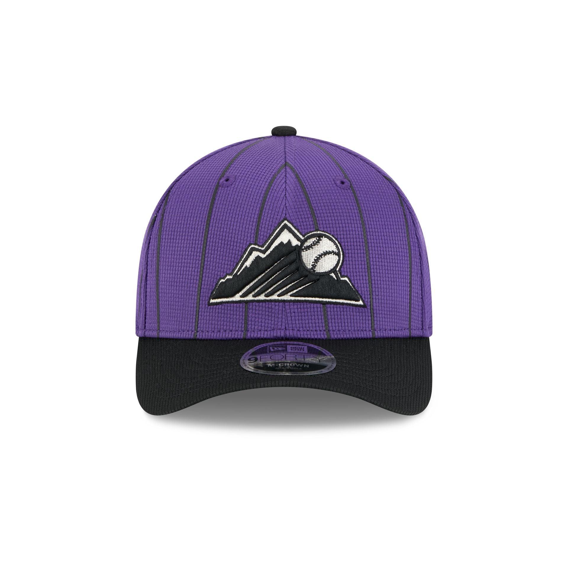 Colorado Rockies 2025 Batting Practice 9FORTY M-Crown Snapback Hat Male Product Image