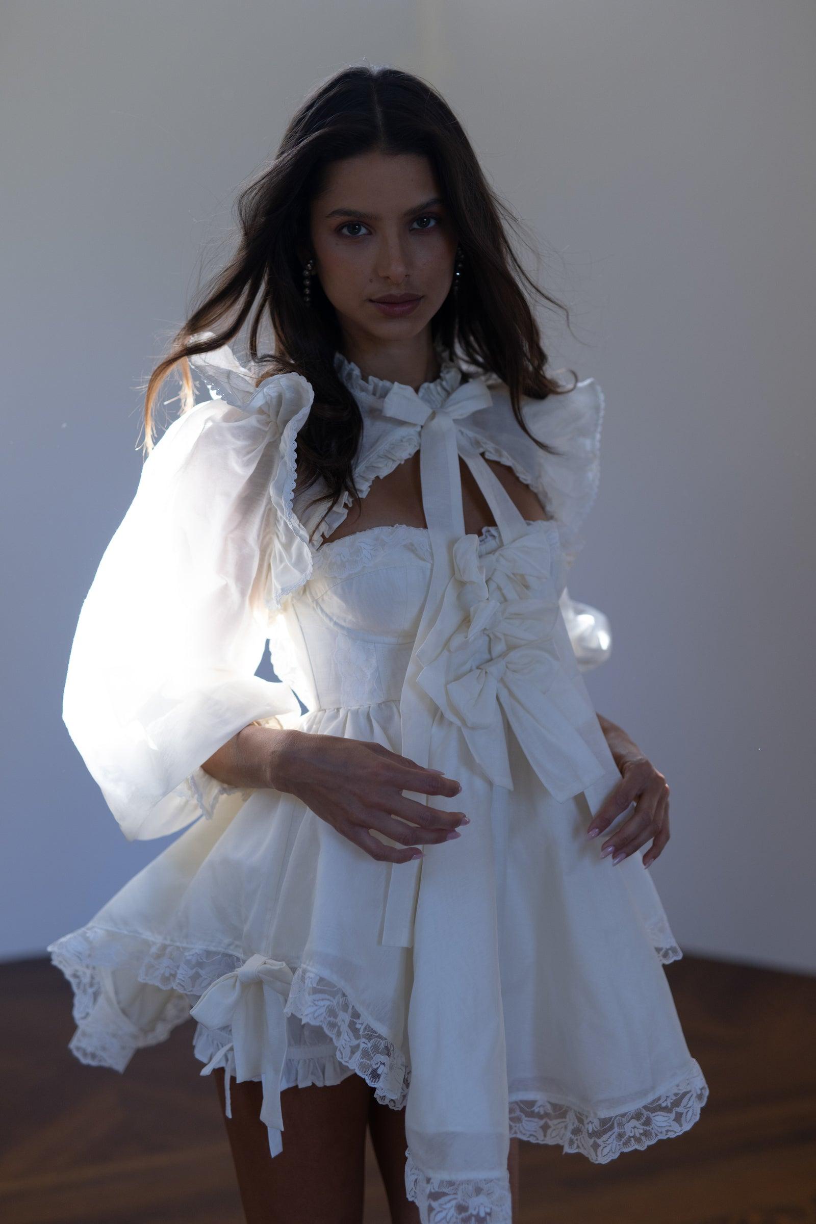 The Ivory Organdy Cake Shop Dress Product Image