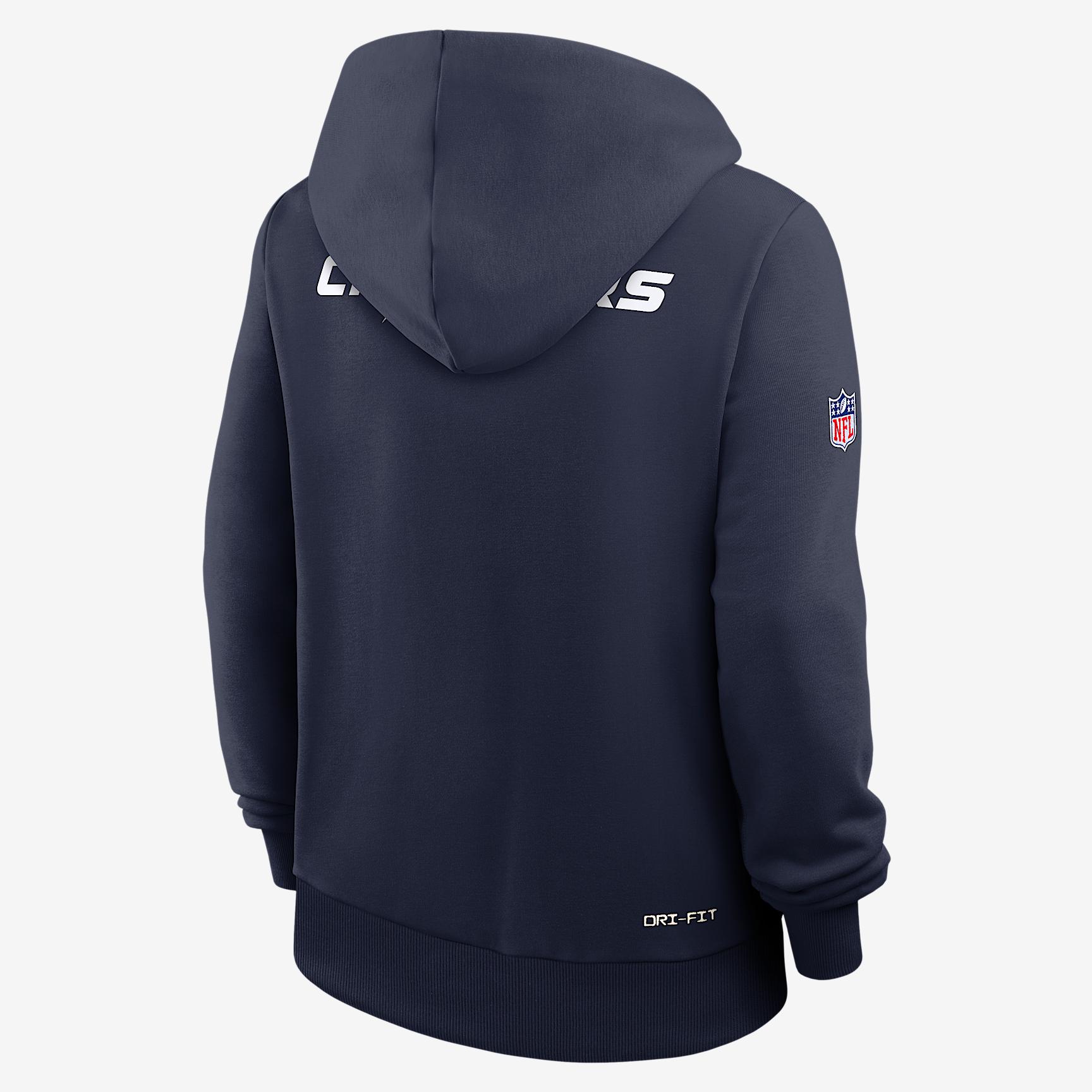Los Angeles Chargers Alt Pack Nike Women's Dri-FIT NFL Pullover Hoodie Product Image