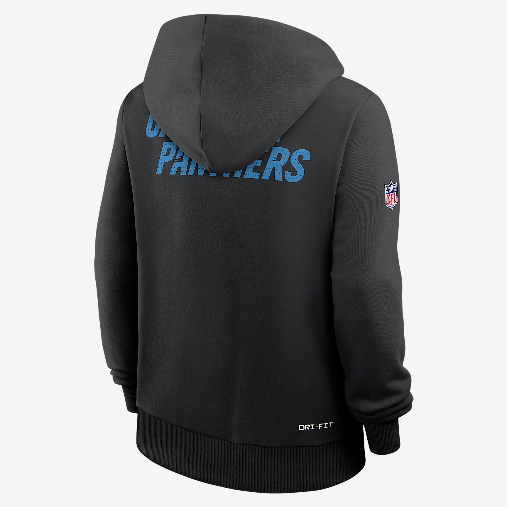 Carolina Panthers Sideline Nike Women's Dri-FIT NFL Pullover Hoodie Product Image