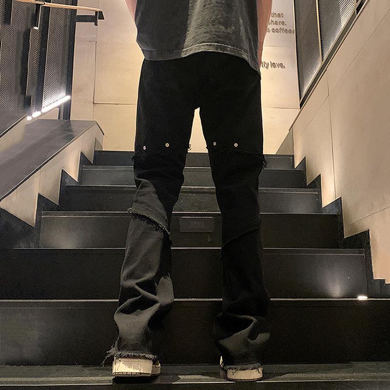 Sopula Street Slim Fit Raw Edge Bootcut Jeans Product Image