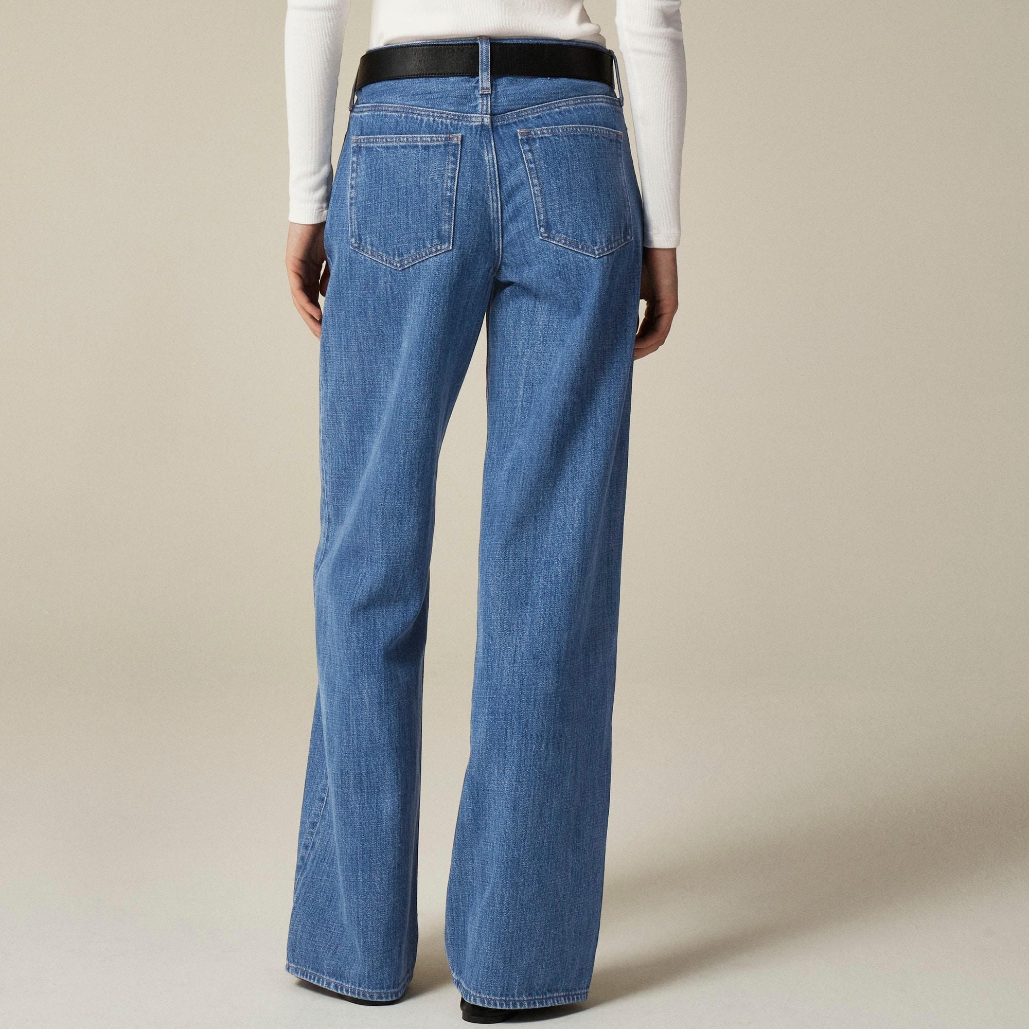 Lower-rise wide-leg jean Product Image