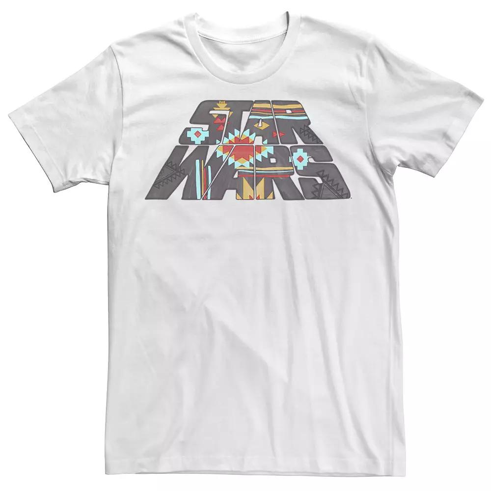Men's Star Wars Pattern Logo Fill Tee,  Product Image