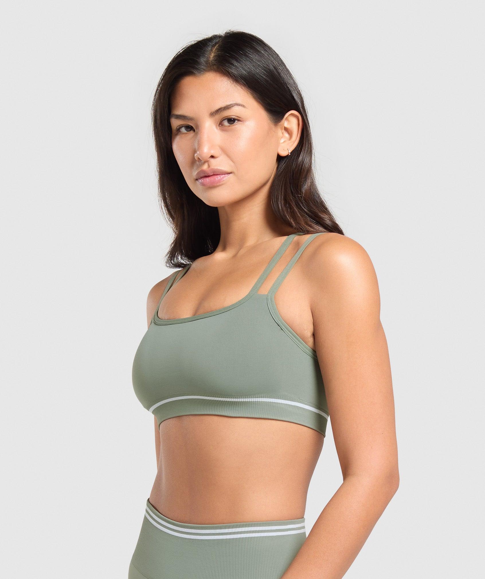 Contrast Seamless Sports Bra Product Image