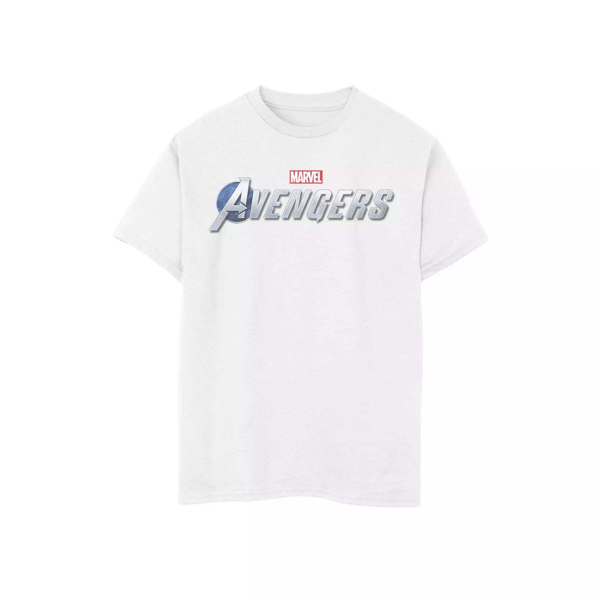 Boys 6-20 Marvel's The Avengers Silver Logo Tee, Boy's,  Product Image