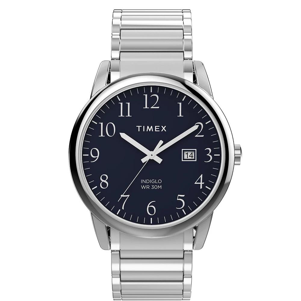 Timex® Men's Easy Reader® Expansion Band Watch - TW2W52200JT, Size: 40 mm, Silver Product Image