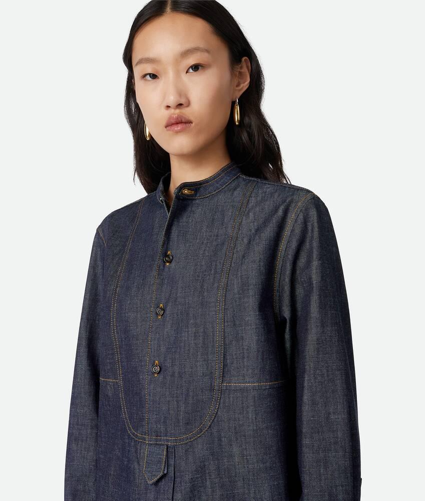 Women's Indigo Denim Shirt in Indigo Product Image