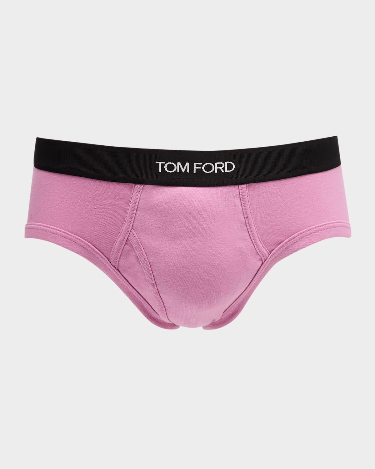 Mens Jacquard Logo Cotton Briefs Product Image