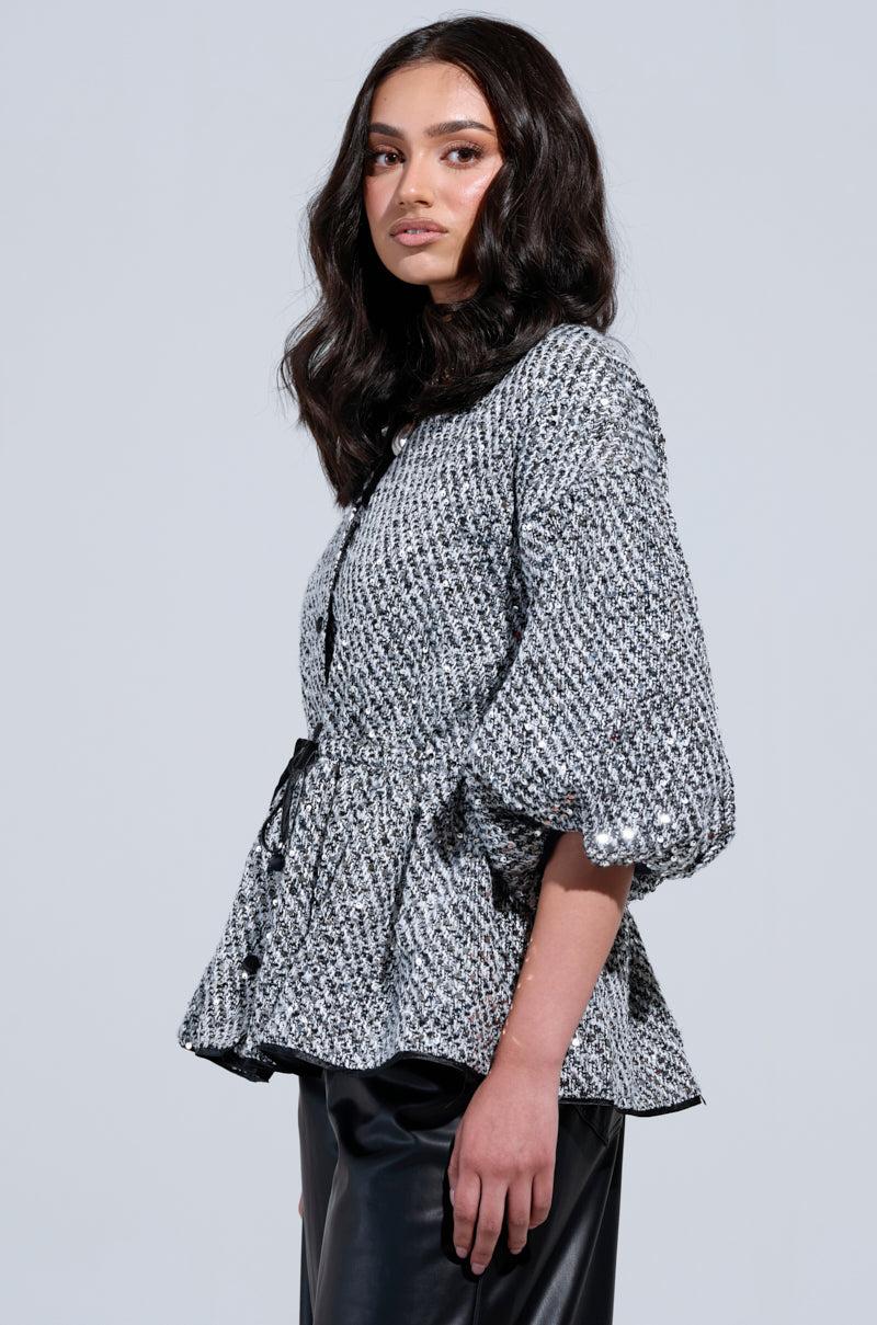 DOUBLE TROUBLE BLOUSE Product Image