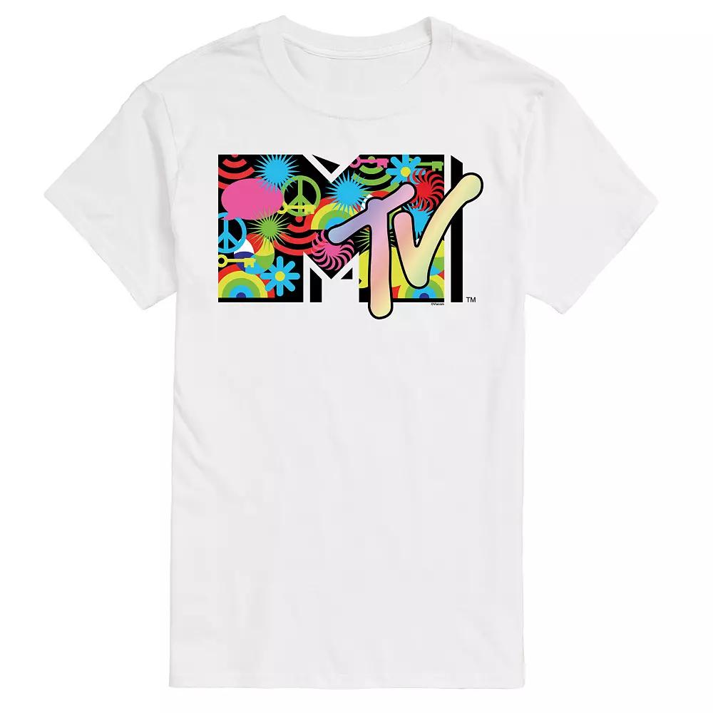 Men's MTV Icon Collage Logo Graphic Tee,  Product Image