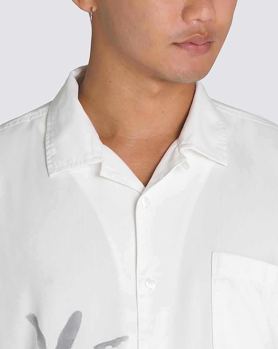 Creswell Woven Shirt in White / Grey| Vans US Product Image