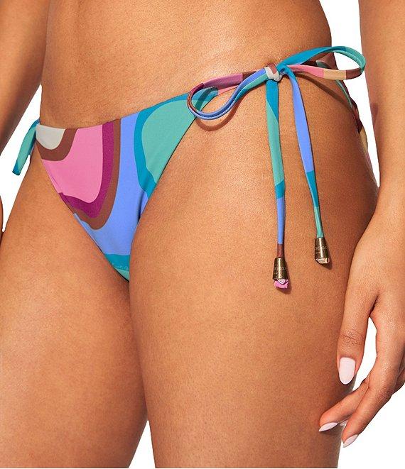 Kurt Geiger London Kensington Rainbow Swirl Tie Side Hipster Swim Bottom Product Image