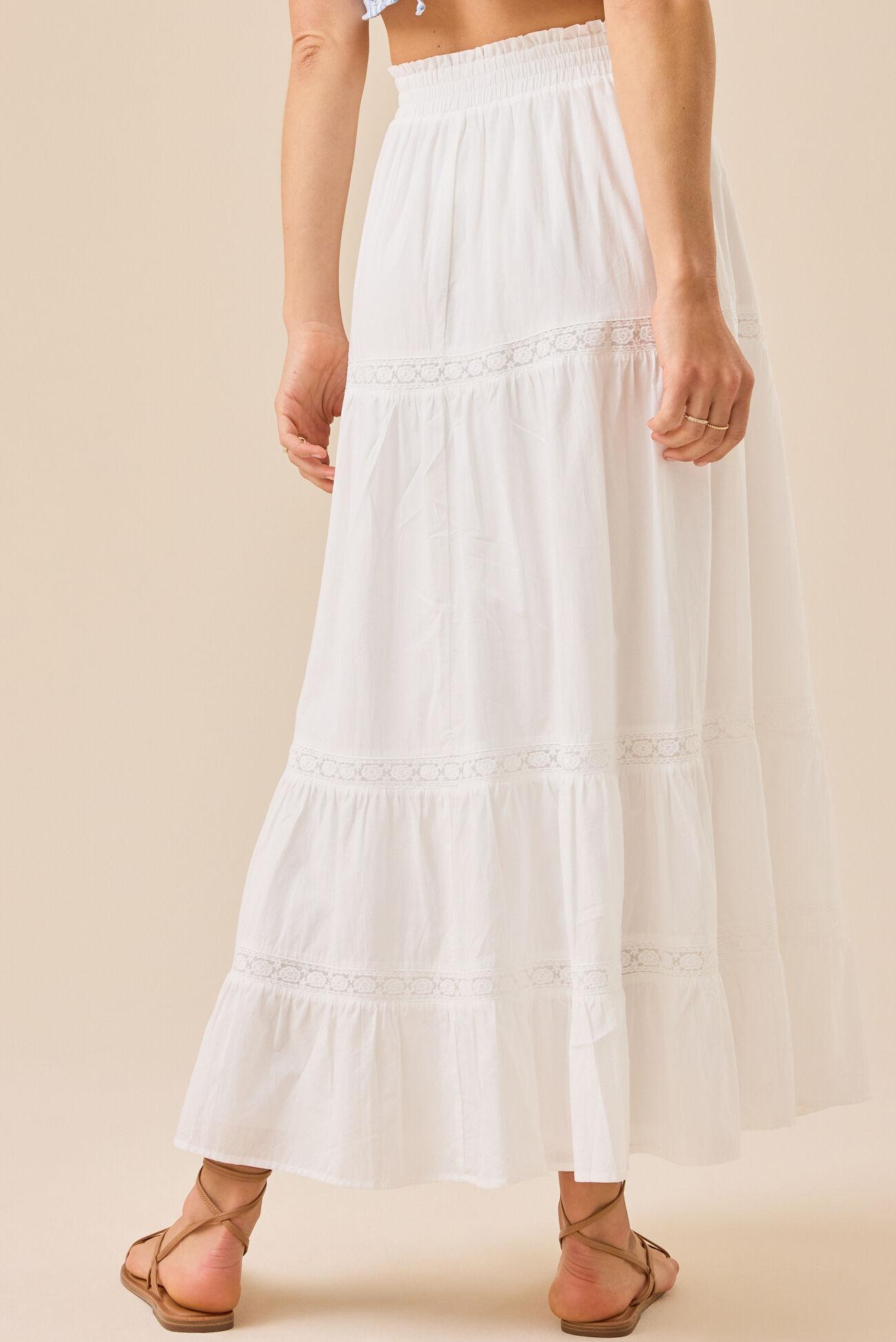 Kait Lace Midi Skirt Product Image