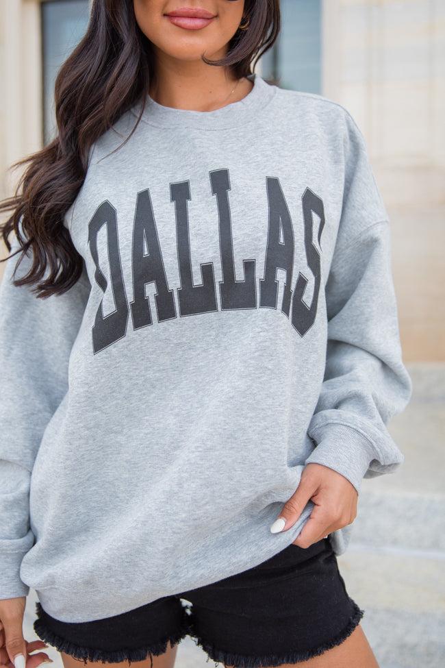 Dallas Light Grey Graphic Sweatshirt Product Image