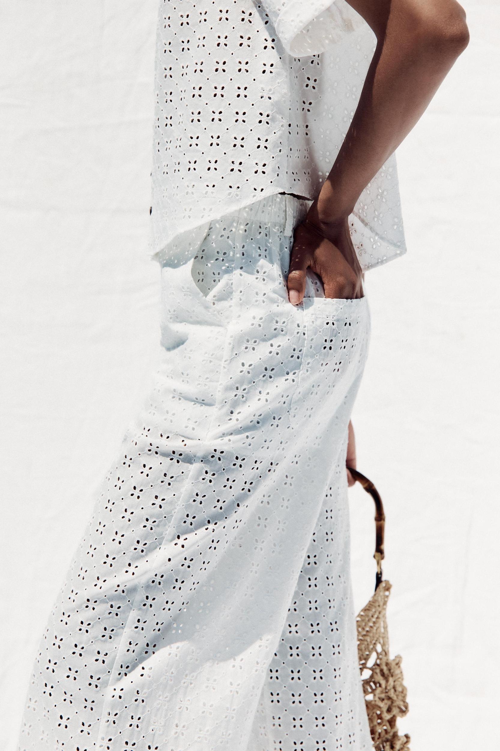 OPENWORK EMBROIDERY CULOTTES Product Image