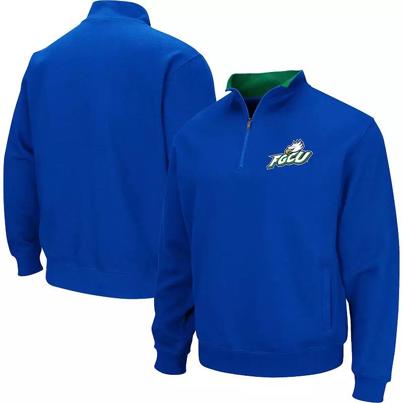 Men's Colosseum Blue Florida Gulf Coast Eagles Tortugas Quarter-Zip Sweatshirt,  Product Image