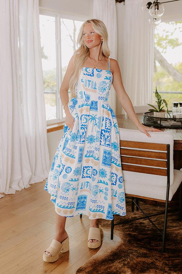 Coastal Daydream Midi Dress Product Image