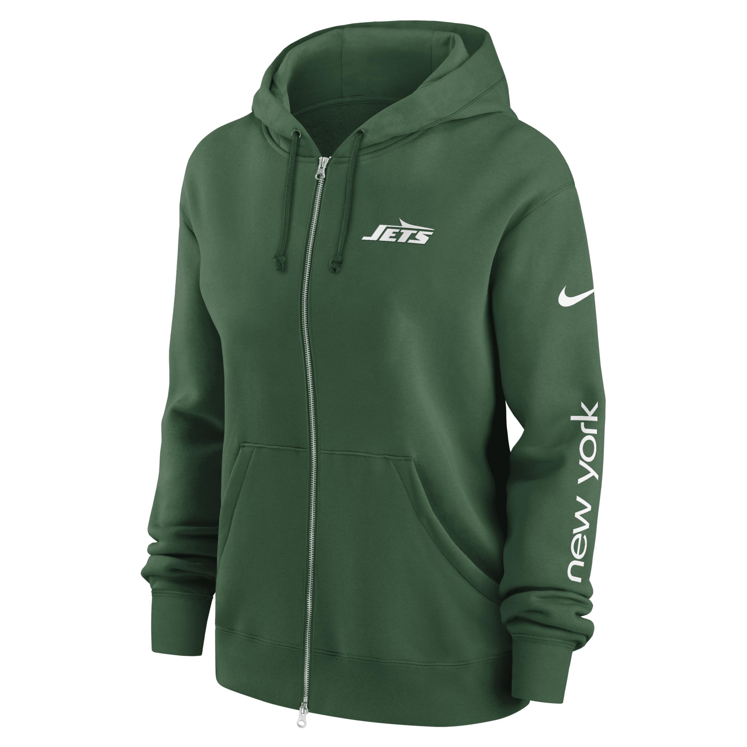 Women's Nike Green New York Jets Phoenix Hoodie Full-Zip Sweatshirt,  Product Image