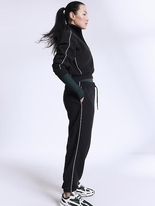 Forever Fleece 1/2 Zip High Hip Piping Sweatshirt Product Image