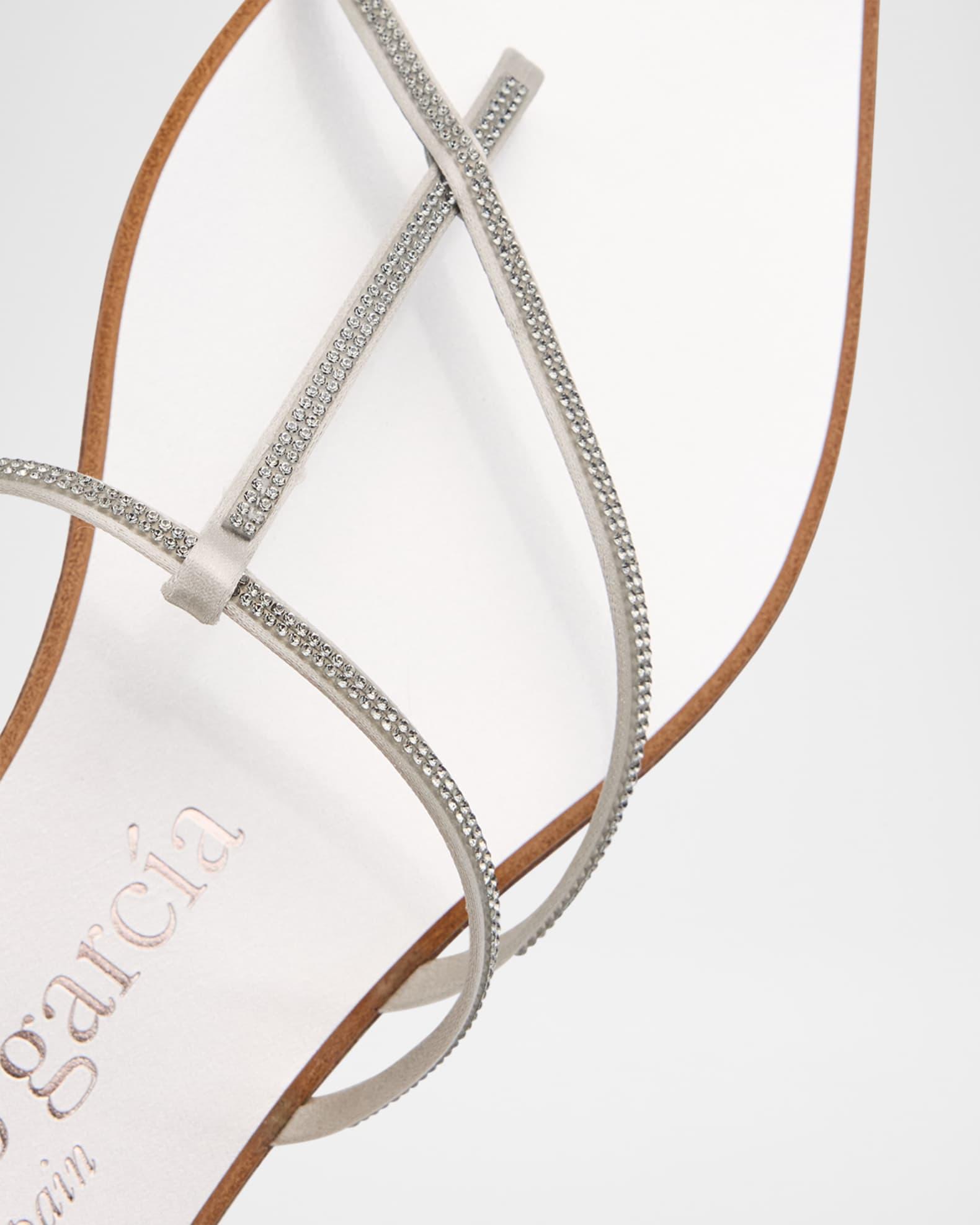 Embellished T-Strap Slide Sandals Product Image