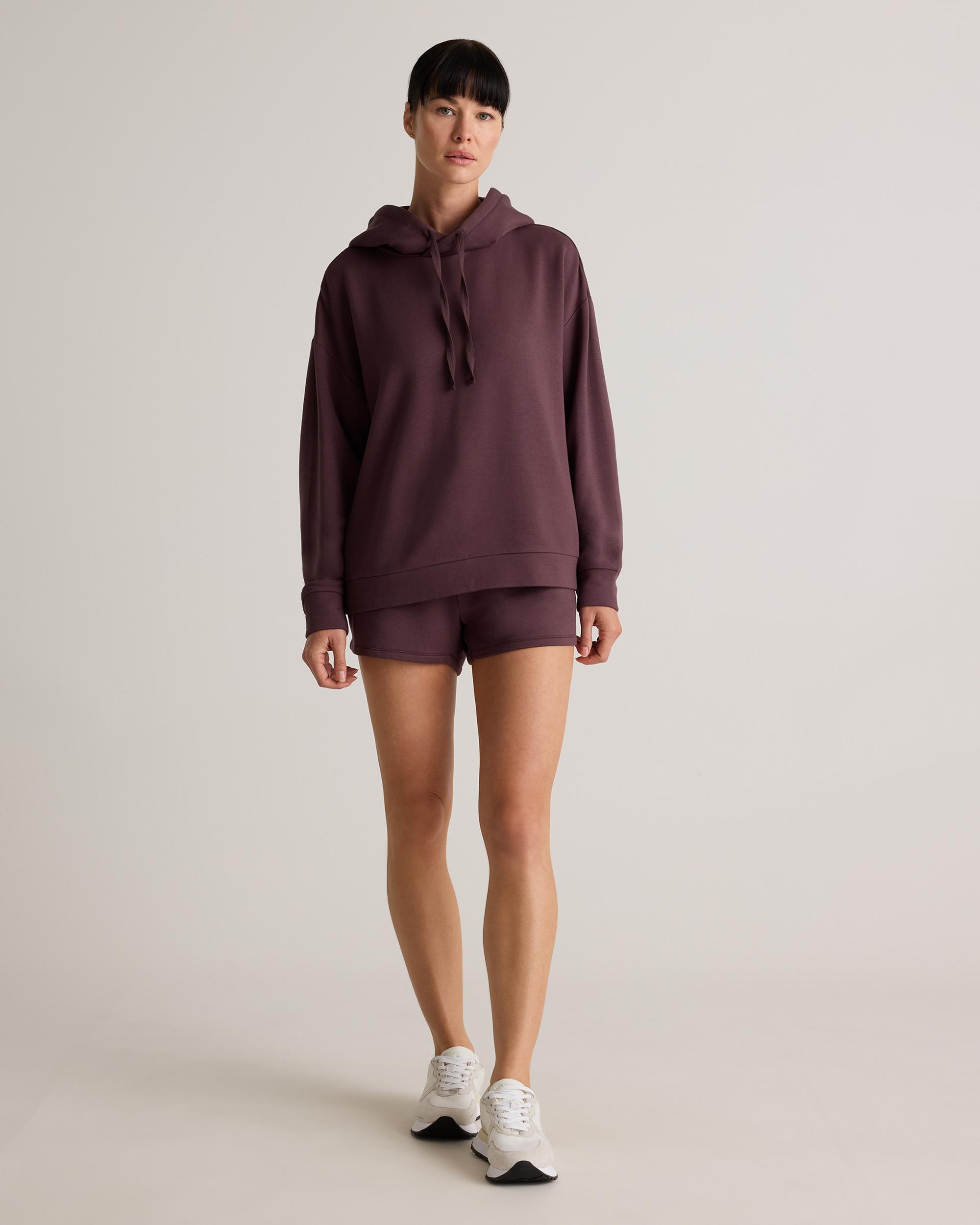 Quince | Women's SuperSoft Fleece Pullover Hoodie Lenzing Modal Product Image