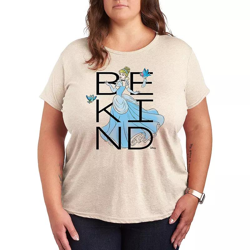 Disney Princess Cinderella Plus Be Kind Graphic Tee, Women's,  Product Image