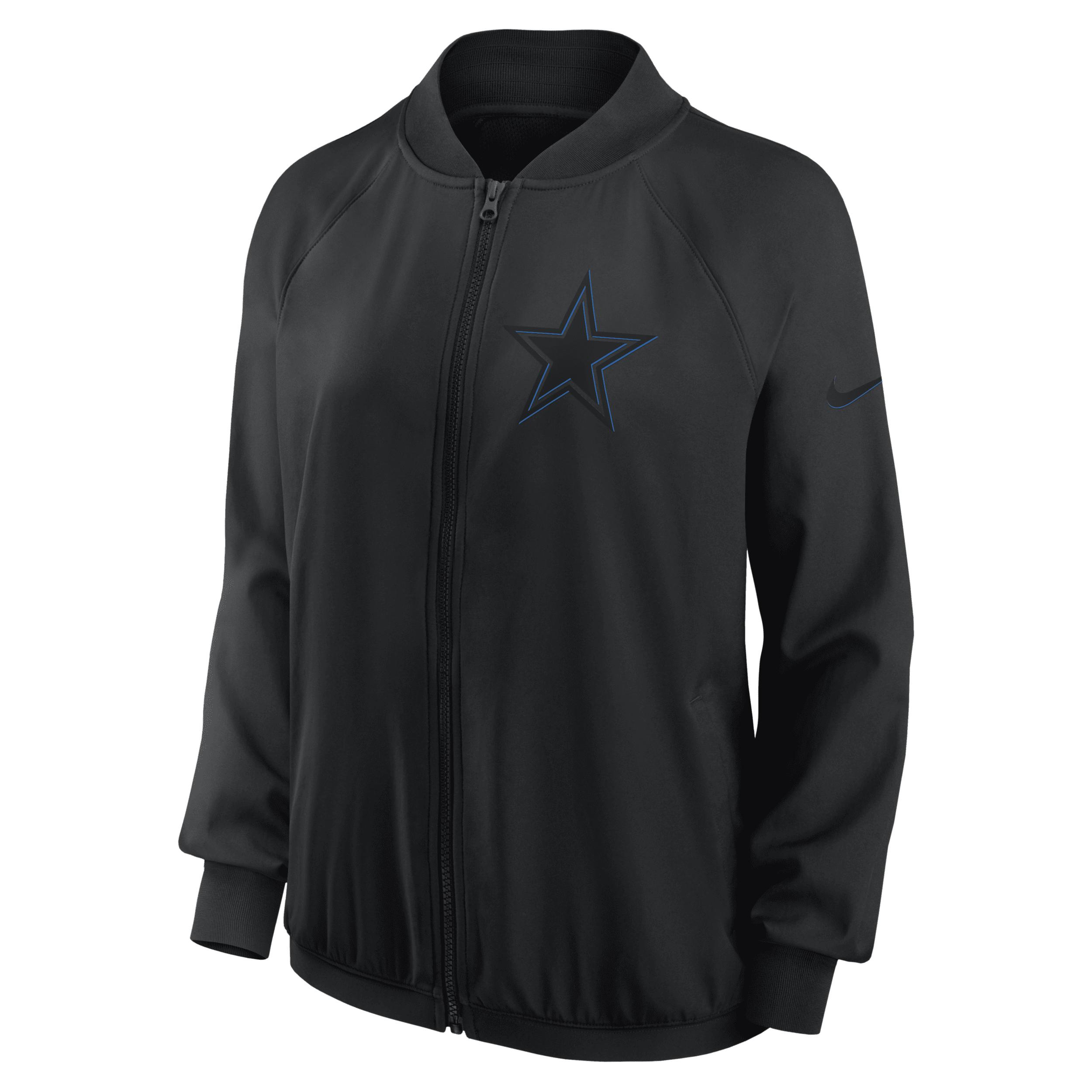 Dallas Cowboys Nike Womens Dri-FIT NFL Full-Zip Jacket | 01N800A7RD-PZR Product Image