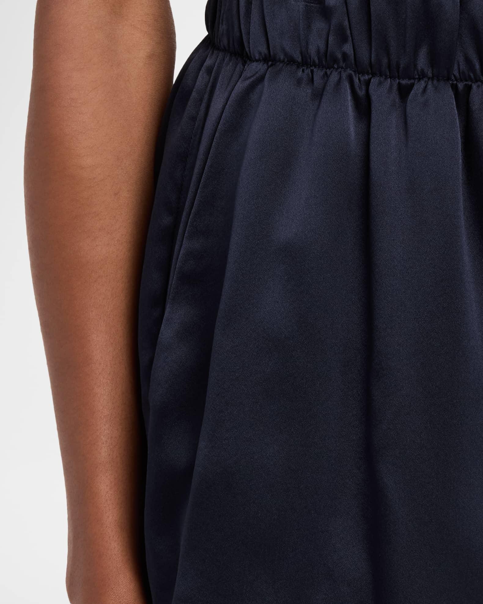 Brynn Silk Charmeuse Wide-Leg Shorts Product Image