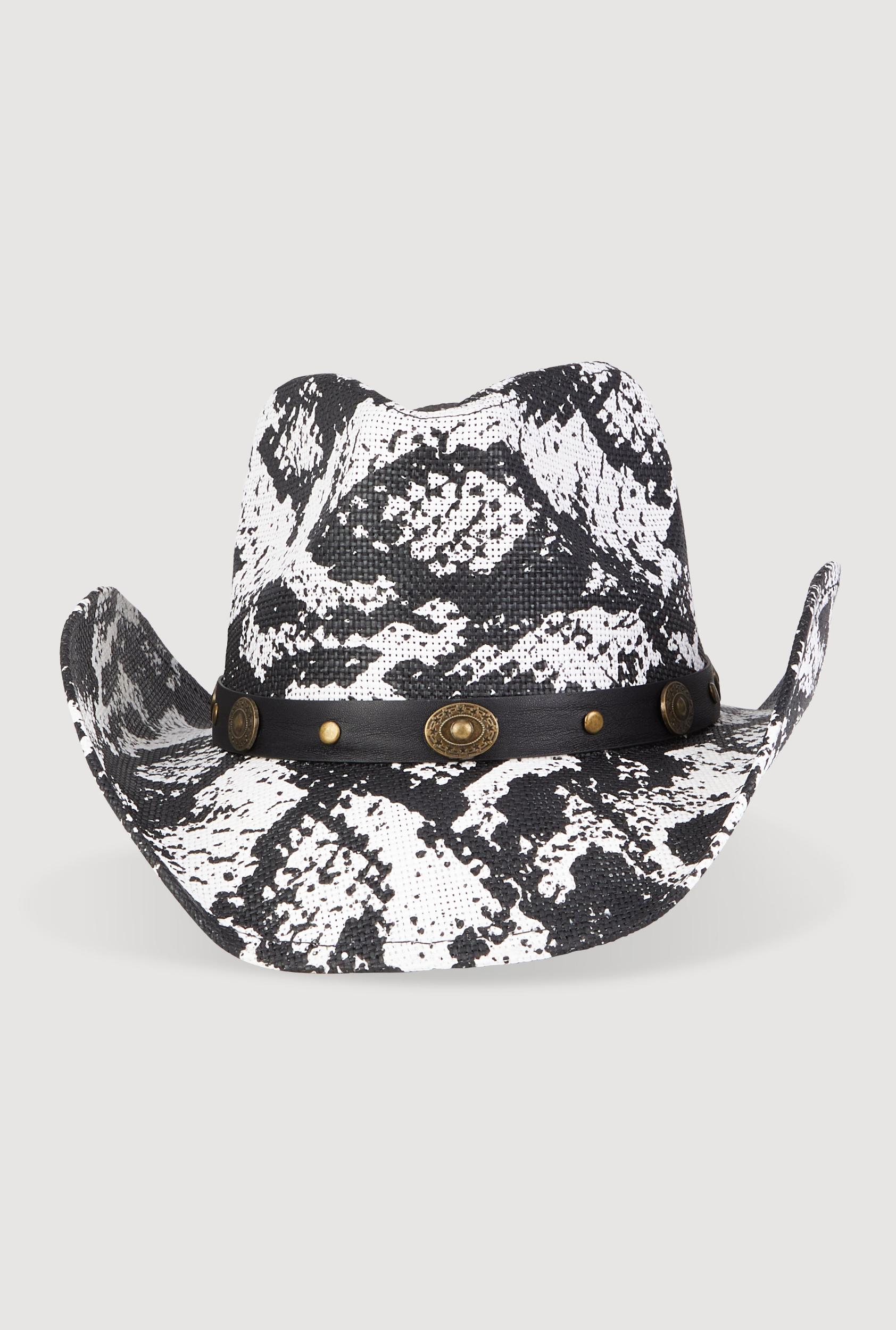 Snakeskin Print Cowboy Hat Female Product Image
