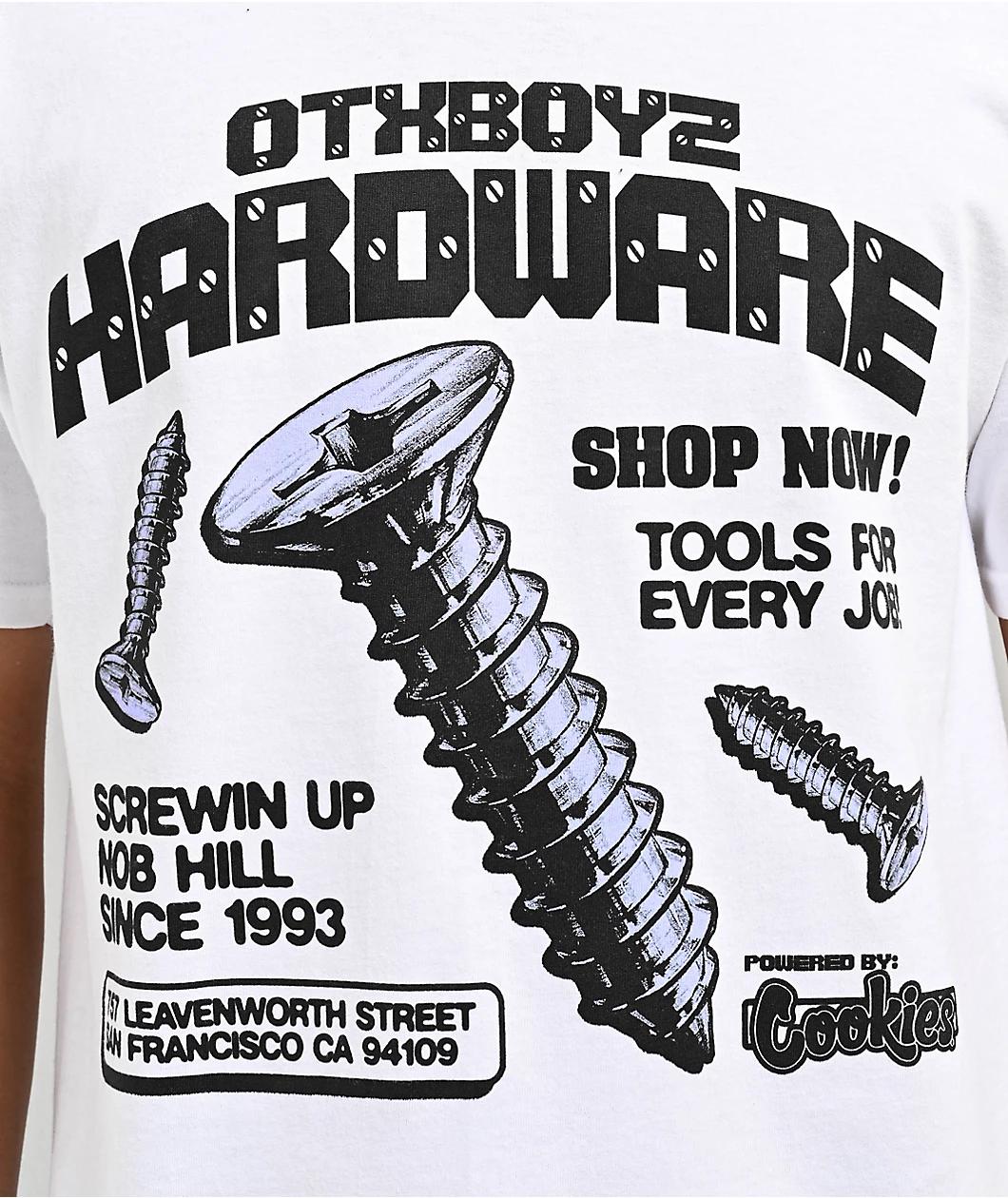 Cookies x OTXBOYZ Hardware White T-Shirt Product Image