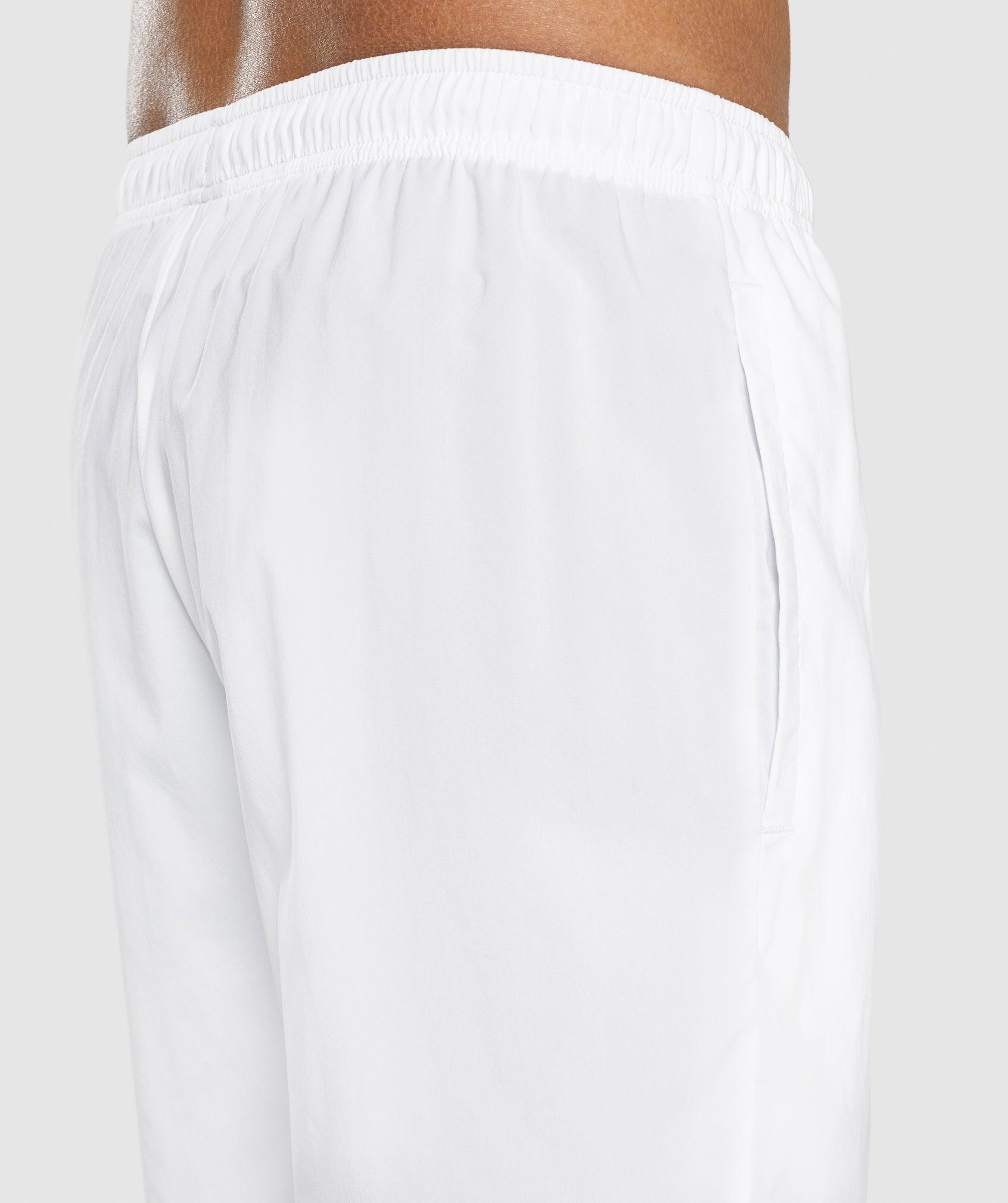 Gymshark Arrival 7" Shorts - White Male Product Image