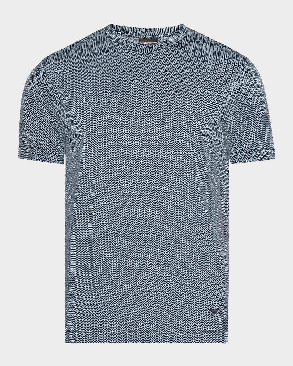 Men's Geometric Crewneck T-Shirt Product Image