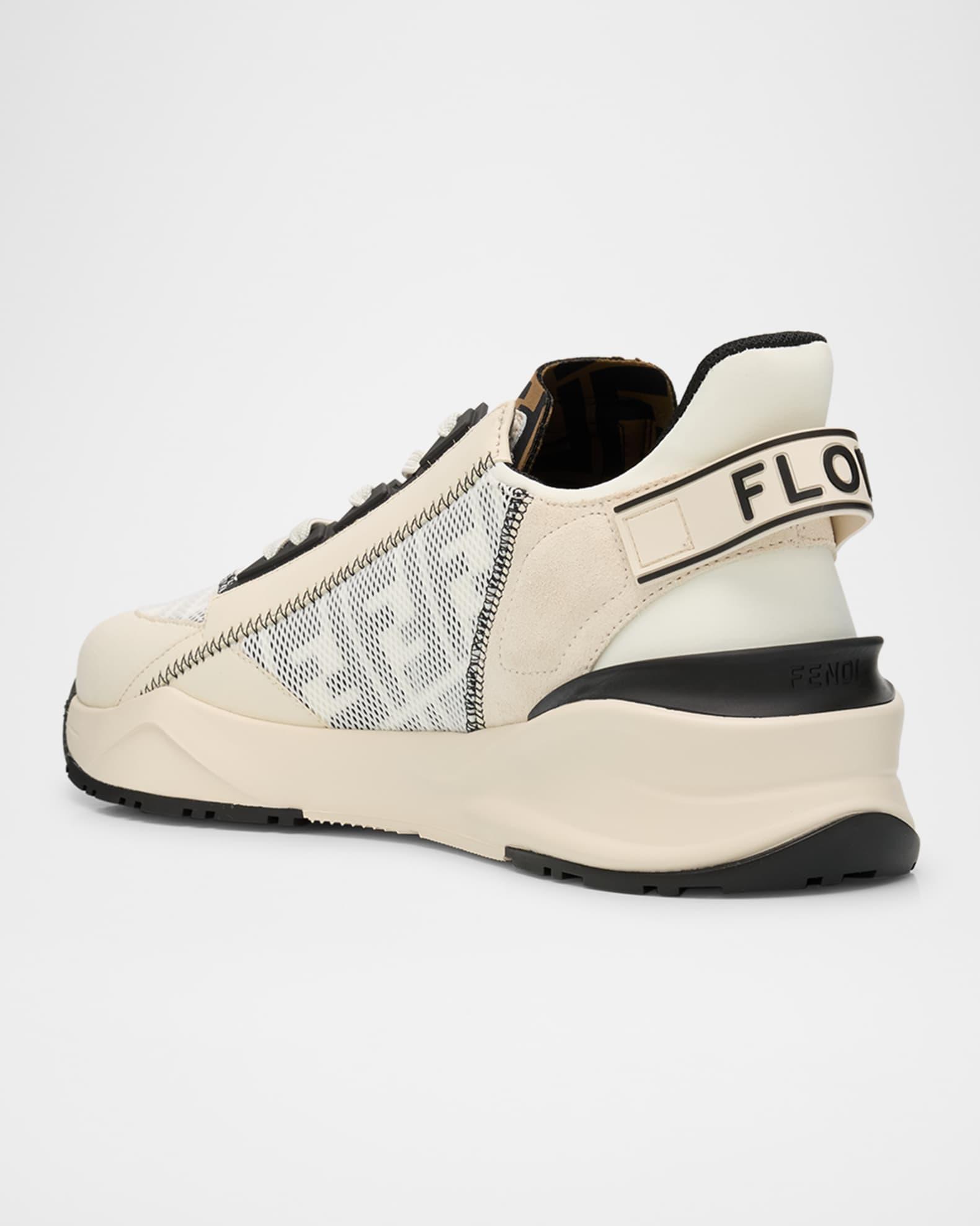 Men's Flow Mixed Media Low-Top Sneakers Product Image