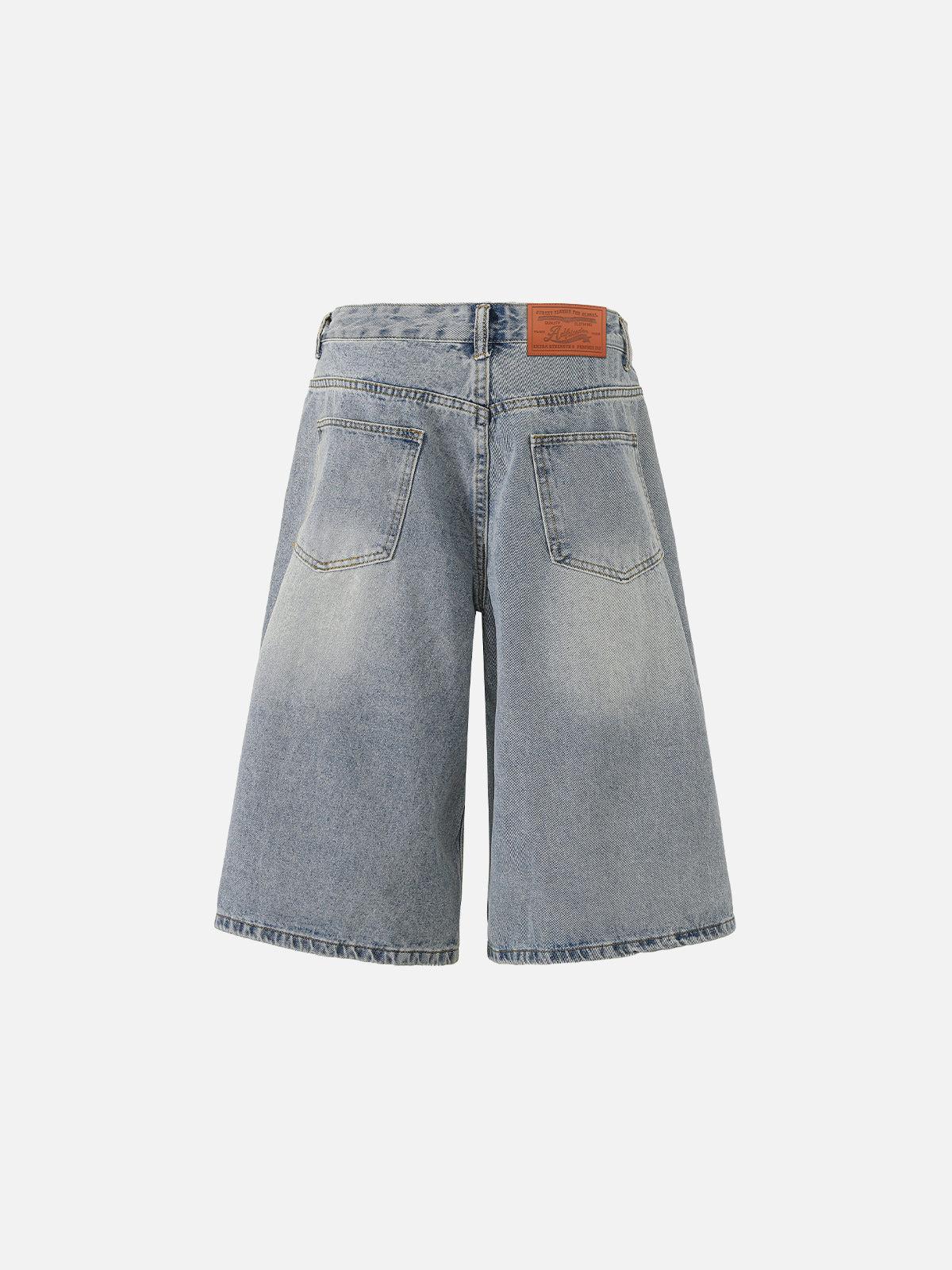 Aelfric Eden Distressed Baggy Longline Jorts Product Image
