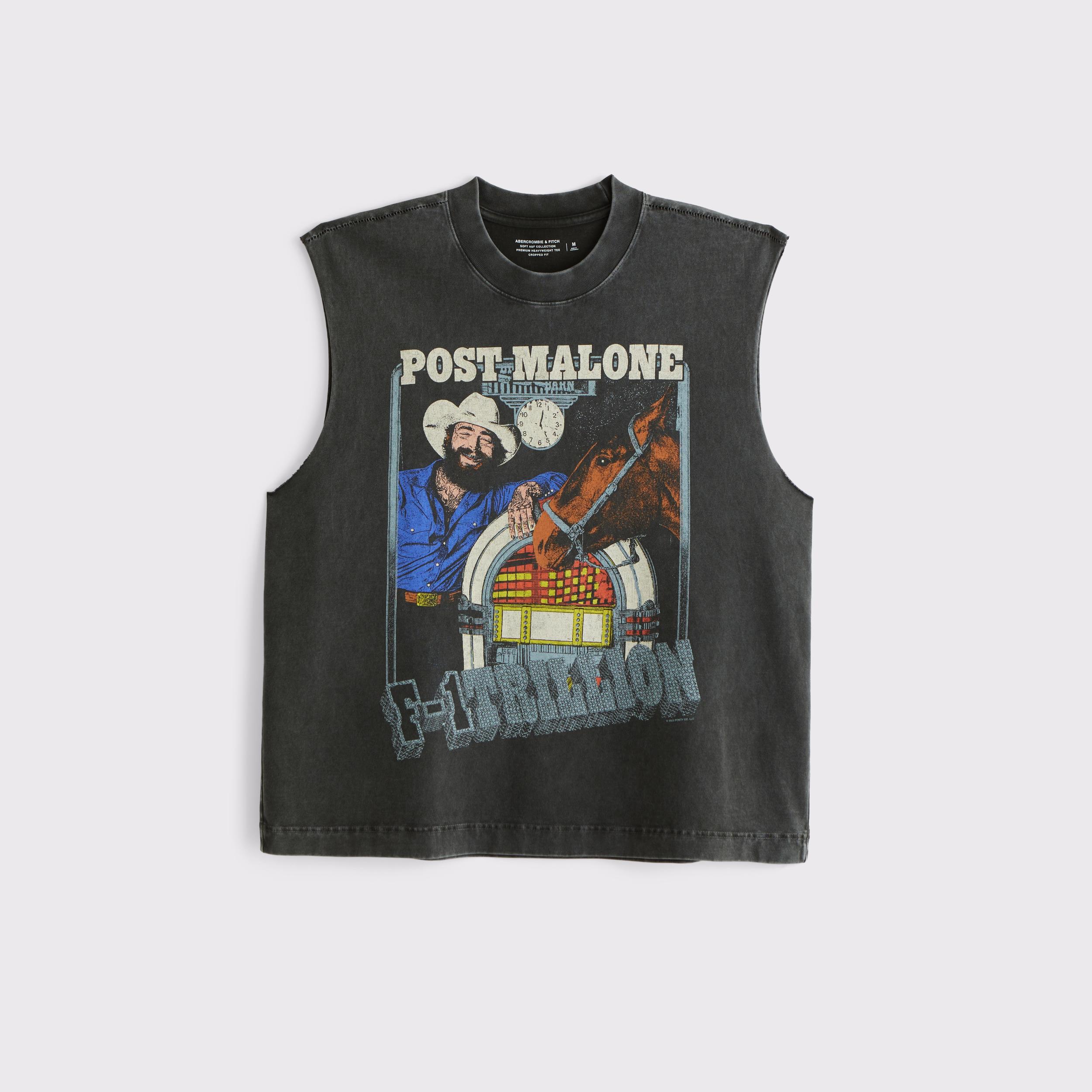 Premium Heavyweight Cropped Post Malone Tank Product Image