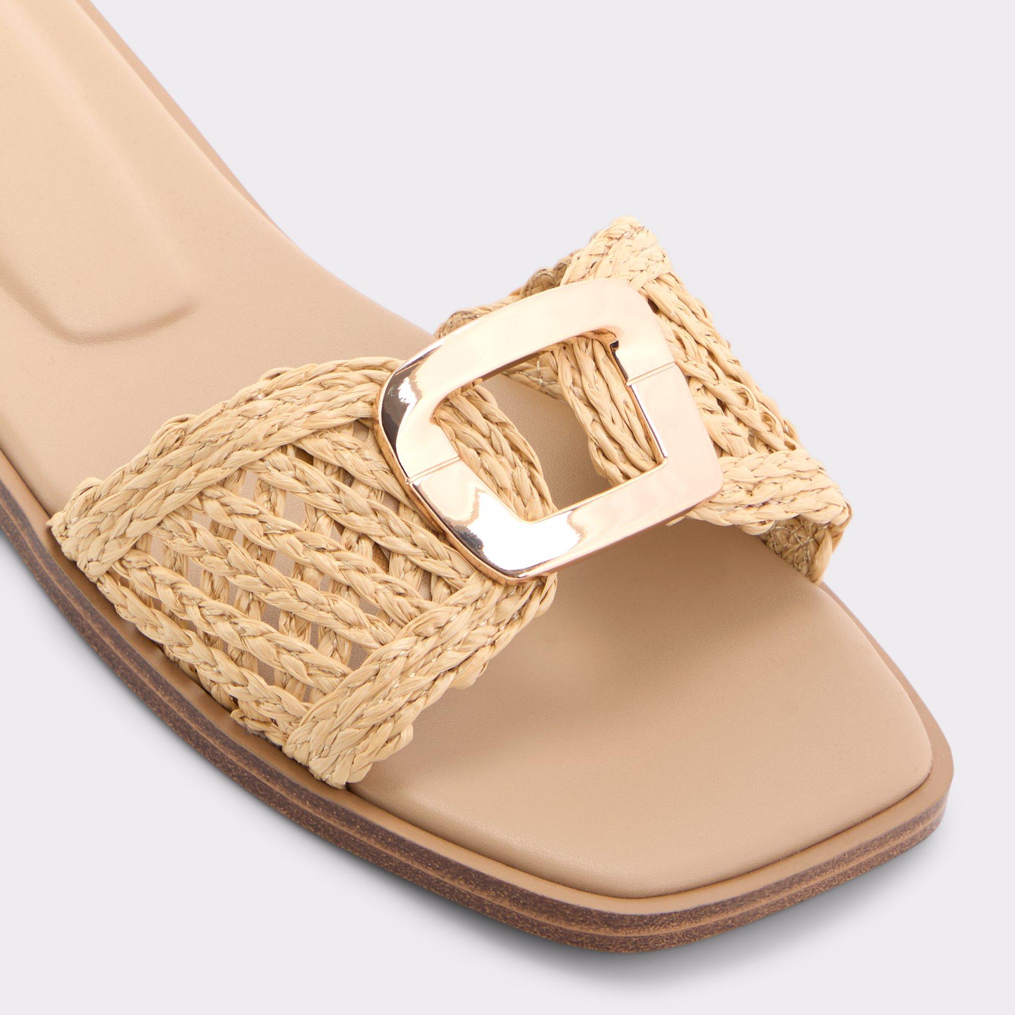 Tidella Natural Women's Flat Sandals | ALDO US Product Image