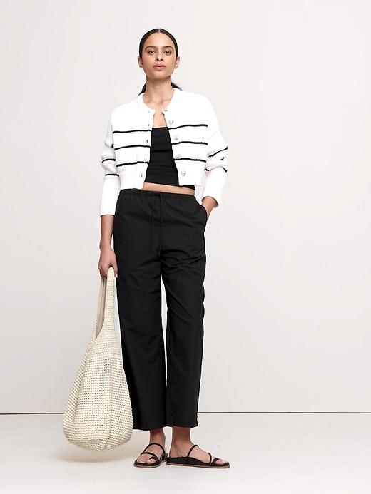 Cotton Poplin Pull-On Pant Product Image