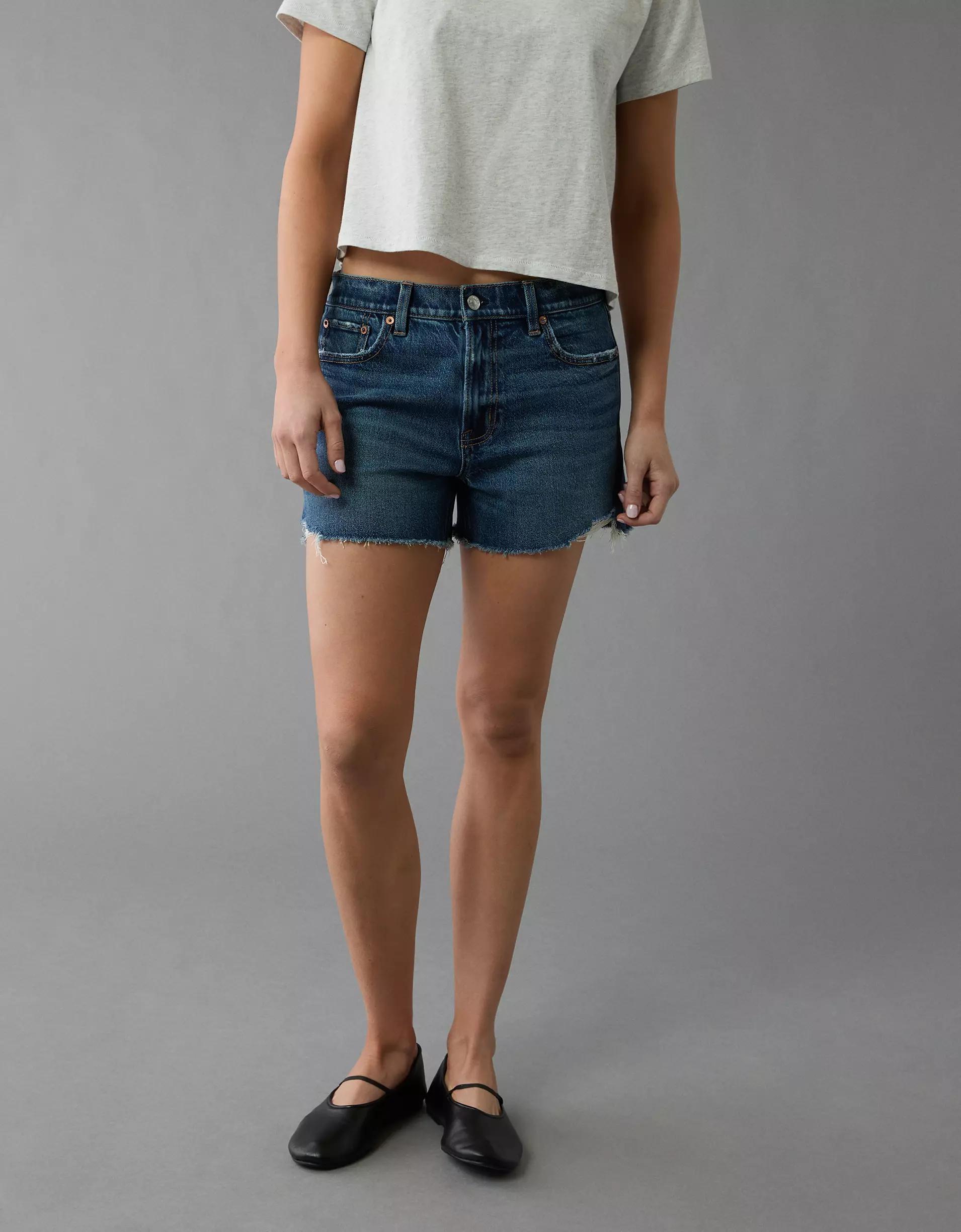 AE Stretch Low-Rise Ex-Boyfriend Denim Short Product Image